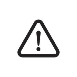 simple warning symbol